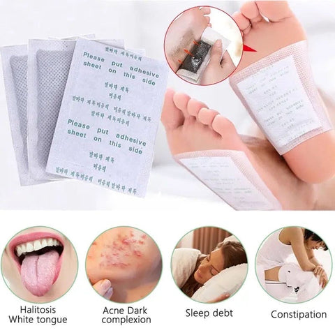 10 Pcs Foot Detox Patch, Detoxification Foot Sticker,