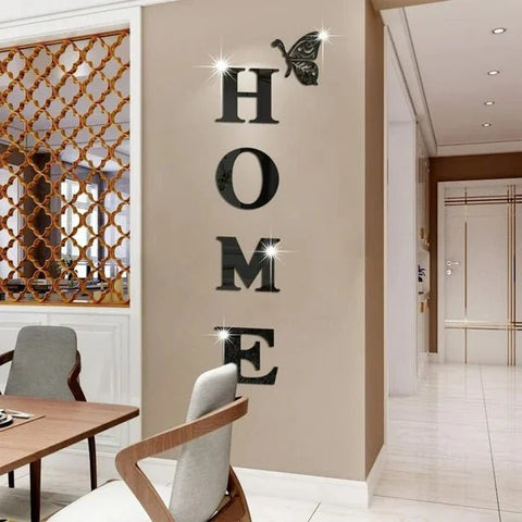 Home Sign Acrylic Mirror